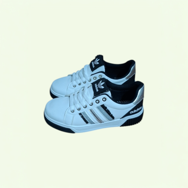 adidas blanco con negro